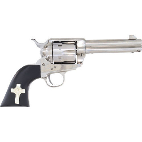 CIMARRON Holy Smoker Frontier 4.75" 45 LC Old Slvr Cross PW for sale at KYGUNCO.