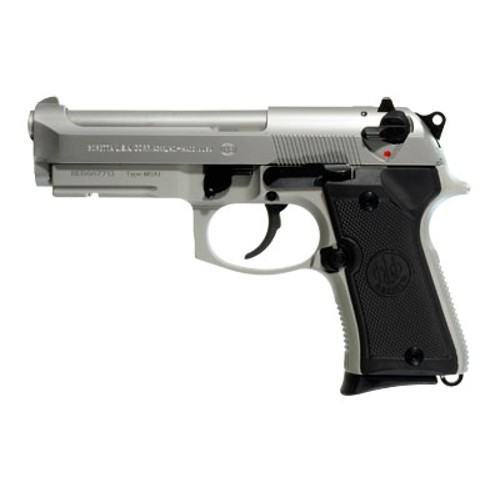 BERETTA 92FS INOX Compact 9mm 4.9" - Stainless / Black for sale at KYGUNCO.