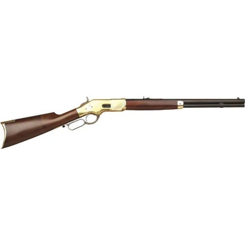 CIMARRON 1866 Yellowboy Short Rifle 20" 38 WCF Std Blue for sale at KYGUNCO.
