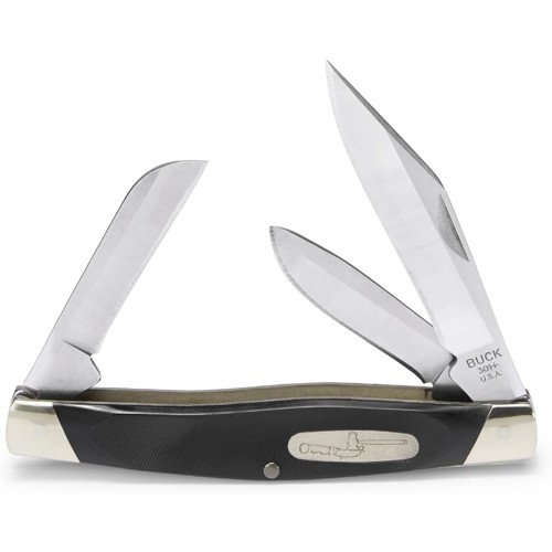 BUCK KNIVES Stockman Black/Nickel Silver for sale at KYGUNCO.