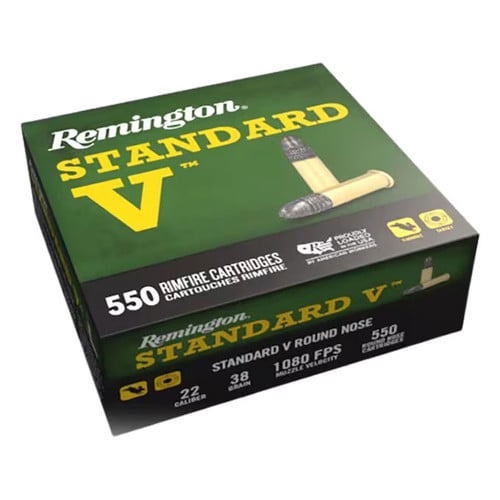 REMINGTON 22 LR 38Gr Standard V LRN 550rd for sale at KYGUNCO.