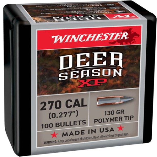 WINCHESTER AMMO 270 Cal Deer Season XP 130Gr 100rd for sale at KYGUNCO.