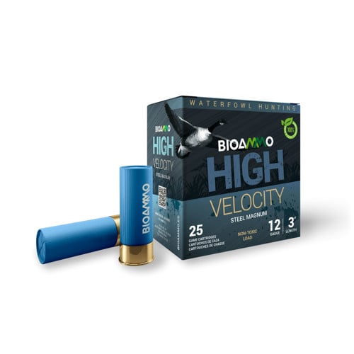 BIOAMMO 12Ga 3" #2 Steel HS 1-1/8oz 25rd for sale at KYGUNCO.