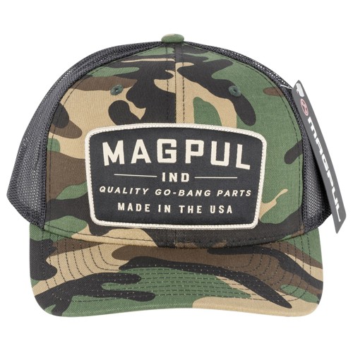 MAGPUL Go Bang Trucker Woodland Camo for sale at KYGUNCO.