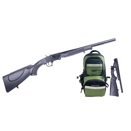 AMERICAN TACTICAL Nomad 12 Gauge Rukx Gear Survivor Combo 18.5" 1rd - Black for sale at KYGUNCO.