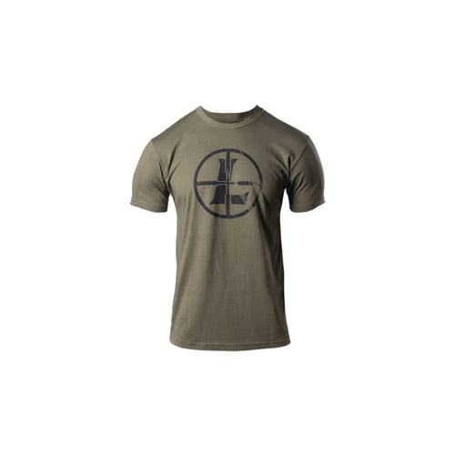 LEUPOLD Distressed Reticle Tee - Green for sale at KYGUNCO.