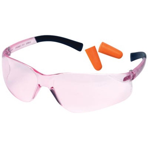 PYRAMEX Pink Mini Ztek & pair of DP1000 Earplugs for sale at KYGUNCO.
