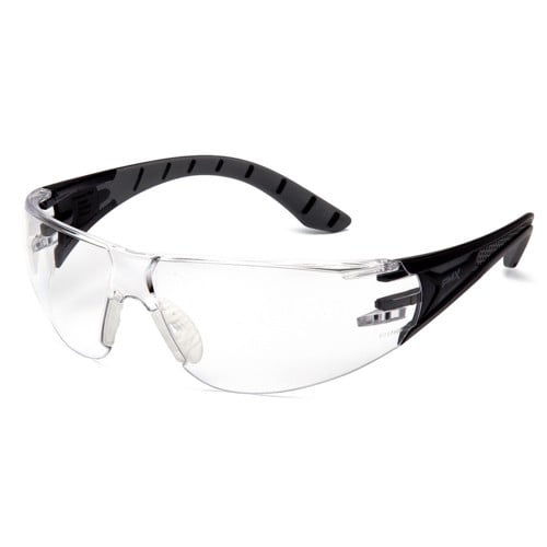 PYRAMEX Endeavor Plus - Black/Gray w/Clear H2X AF lens for sale at KYGUNCO.