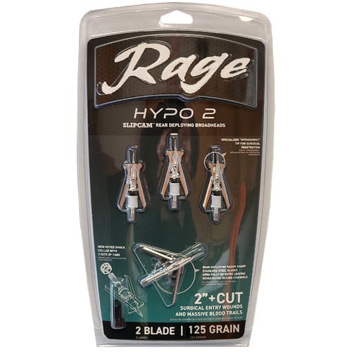 RAGE Hypo 2 125gr 2" 4pk for sale at KYGUNCO.