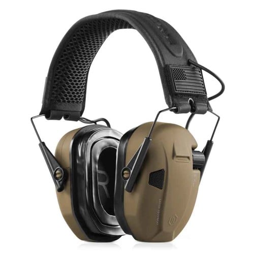 SAVIOR EQUIPMENT Apollo Electronic Earmuffs 24dB NRR FDE Tan for sale at KYGUNCO.