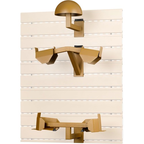 SAVIOR EQUIPMENT Vest Plate Carrier Rack/Slate Wall Rack RAL8000Tan for sale at KYGUNCO.
