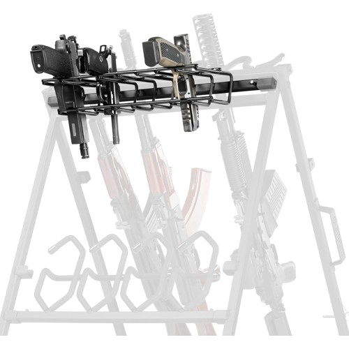 SAVIOR EQUIPMENT Pistol Rack Add on SBR Rack 8 Pstl/Rev ObsidianBlk for sale at KYGUNCO.