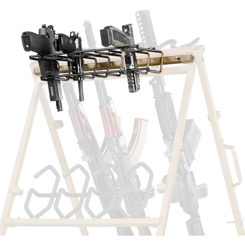 SAVIOR EQUIPMENT Pistol Rack Add on SBR Rack 8 Pstl/Rev RAL8000 Tan for sale at KYGUNCO.
