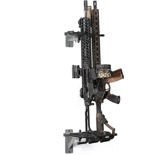 SAVIOR EQUIPMENT Rifle Shotgun Wall Mnt Gun Display Blk/Obsidian for sale at KYGUNCO.
