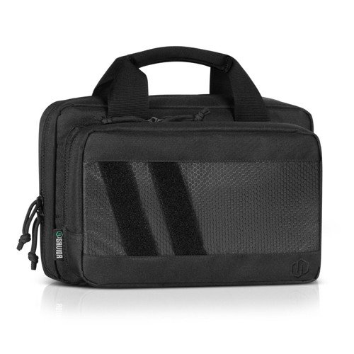 SAVIOR EQUIPMENT Specialist Low Profile Dbl Handgun Bag Obsidan Blk for sale at KYGUNCO.