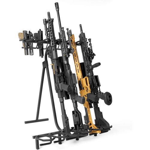 SAVIOR EQUIPMENT Mobile Rifle/Shotgun Gun Display Obsidian Black for sale at KYGUNCO.