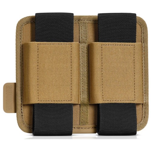 SAVIOR EQUIPMENT 2-Slots AR15/AK47 Mag Holder Dark FDE for sale at KYGUNCO.