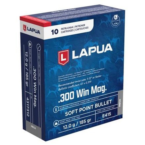 LAPUA AMMO 300 Win Mag 185Gr Mega 10rd for sale at KYGUNCO.