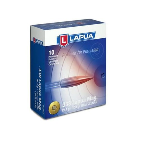 LAPUA AMMO 338 Lapua Magnum 300gr Scenar OTM 10rd for sale at KYGUNCO.