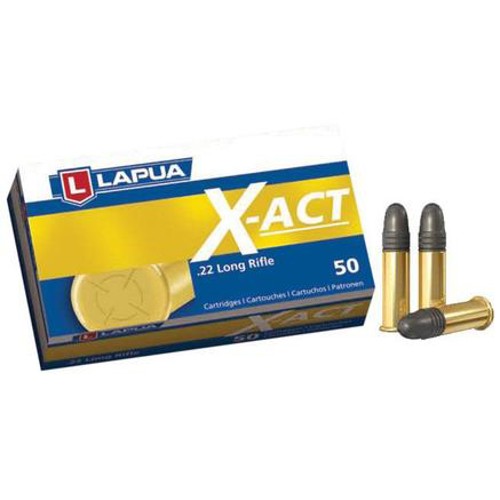 LAPUA AMMO 22 LR X-ACT 50rd for sale at KYGUNCO.