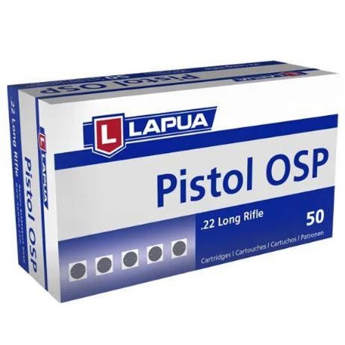 LAPUA AMMO 22 LR Pistol OSP - 50rd for sale at KYGUNCO.