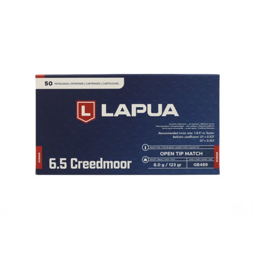 LAPUA AMMO 6.5 Creedmoor 123Gr Scenar OTM 50rd for sale at KYGUNCO.