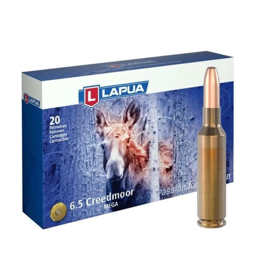 LAPUA AMMO 6.5 Creedmoor 156Gr Mega 20rd for sale at KYGUNCO.