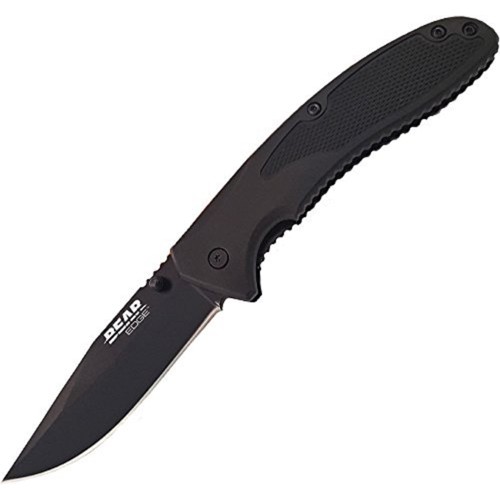 BEAR & SON 4.5" Black Zytel Sideliner Assisted Opener for sale at KYGUNCO.