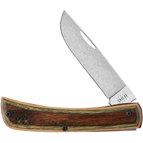 CASE KNIVES Sod Buster Jr - Smooth Brown/Green Wood for sale at KYGUNCO.