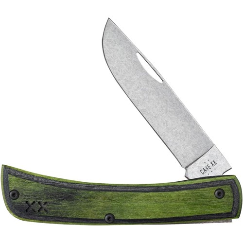 CASE KNIVES Sod Buster Jr - Green/Black Laminate Wood for sale at KYGUNCO.