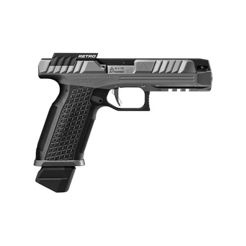LAUGO ARMS Alien Creator Evolution 9mm 4.8" 10rd - Black & Grey for sale at KYGUNCO.