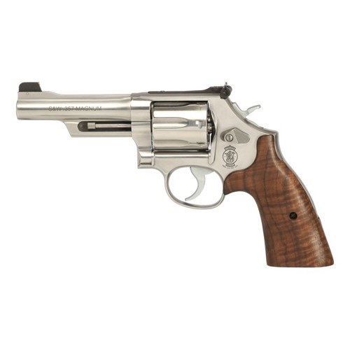 SMITH & WESSON Model 686 Plus Mountain Gun 357 Magnum 4.13" 7rd - Stainless & TWG Walnut for sale at KYGUNCO.