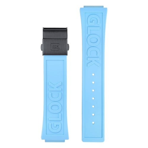GLOCK WATCHES GB-PU-BLUE-LOGO-BC-24 Strap for sale at KYGUNCO.