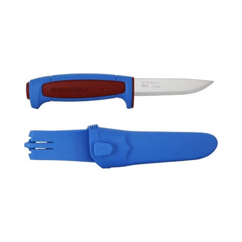 MORAKNIV Mora Basic 511 3.5" Drop Point Fixed Blade Knife | Military Green w/ Plastic Sheath for sale at KYGUNCO.