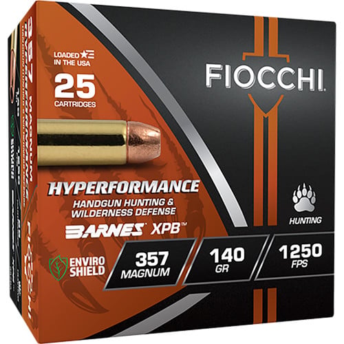 FIOCCHI 357 Mag Hyperformance Hunt 140Gr XPB 25rd for sale at KYGUNCO.