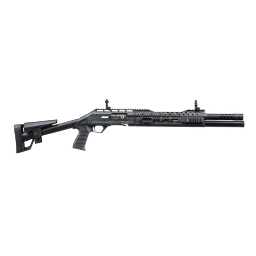 PANZER ARMS EG-240 Tactical 12 Gauge 18.5" 7rd - Grey w/ American Flag for sale at KYGUNCO.