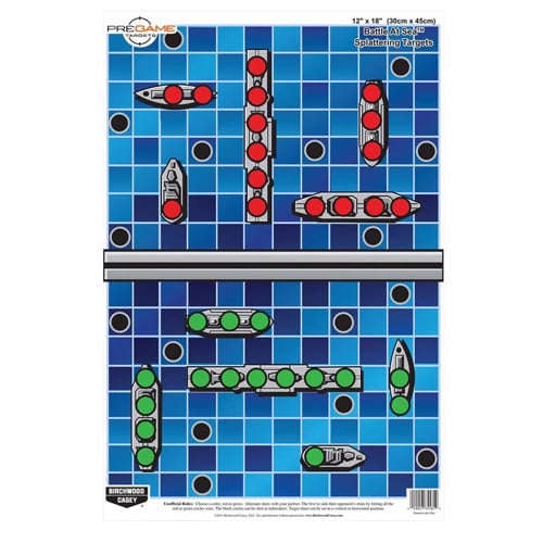 BIRCHWOOD CASEY PreGame 12"x18" Battle at Sea Target - 100pk for sale at KYGUNCO.
