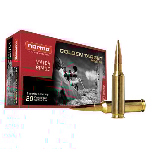 NORMA AMMO 6.5 Creedmoor Gold Target 130Gr 20rd