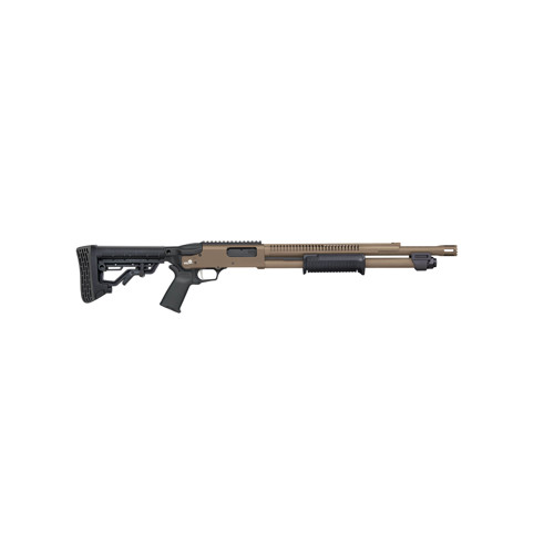 MOSSBERG 590R Stand-Off Cerakote 12 Gauge 18.5" 6rd - FDE for sale at KYGUNCO.