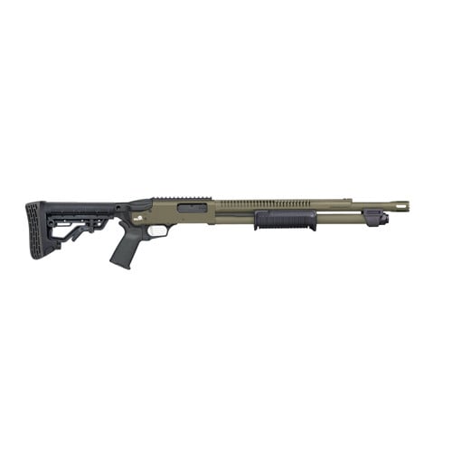 MOSSBERG 590R Stand-Off Cerakote 12 Gauge 18.5" 6rd - OD Green for sale at KYGUNCO.