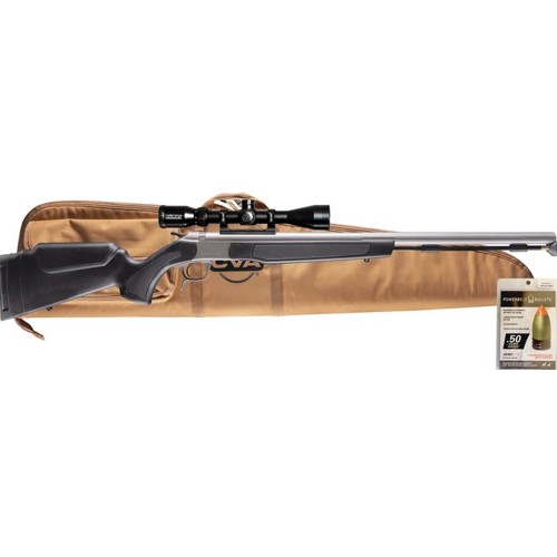 CVA Optima 50 Cal 26" SS/Black KonusPro 3-9x40 BDC for sale at KYGUNCO.