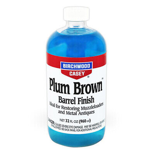 BIRCHWOOD CASEY Plum Brown Barrel Finish | 32 Ounce for sale at KYGUNCO.