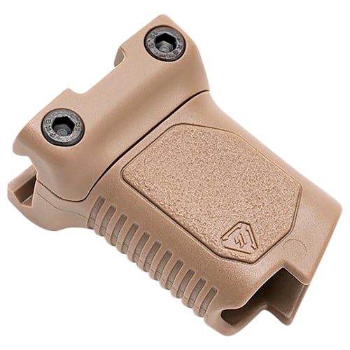 STRIKE INDUSTRIES Angled Vertical Grip CMS (Picatinny) - Short FDE for sale at KYGUNCO.