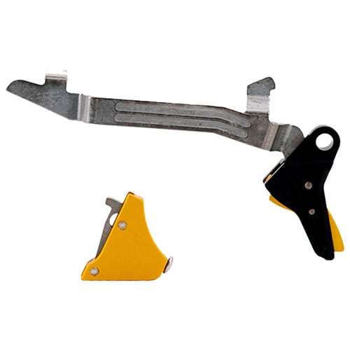 TIMNEY TRIGGERS Alpha Competition Trigger, Anodized Finish, Gold, for sale at KYGUNCO.