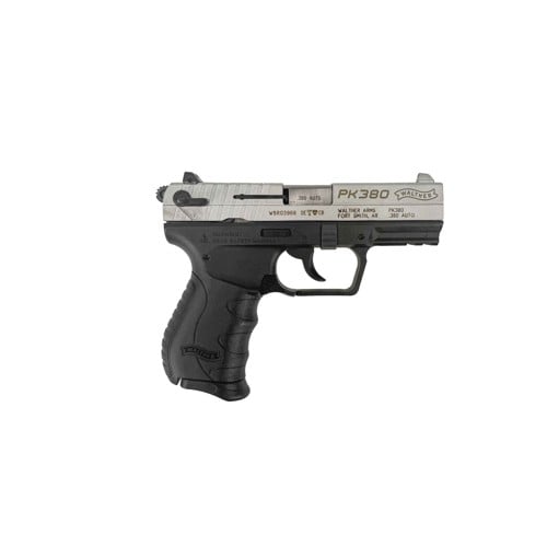 WALTHER ARMS Used PK380 3.7" 8rd - Black & Silver for sale at KYGUNCO.