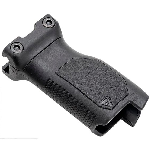STRIKE INDUSTRIES Angled Vertical Grip with CMS (Pict) Long Black for sale at KYGUNCO.