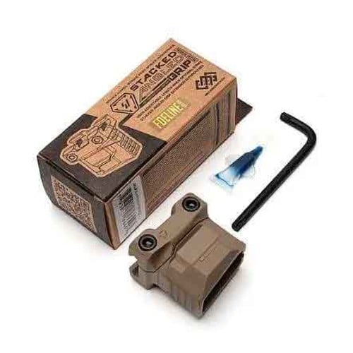 STRIKE INDUSTRIES Stacked Angled Grip w/CMS (Picatinny) FDE for sale at KYGUNCO.