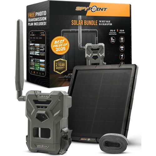 SPYPOINT Flex-M US Solar Bundle Incl: Flex-M/ SPLB 10 for sale at KYGUNCO.
