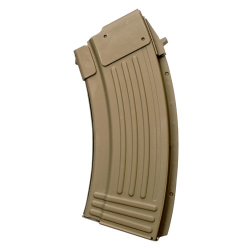 GLOBAL ORDNANCE AK47 7.62x39 20rd Steel FDE Magazine for sale at KYGUNCO.