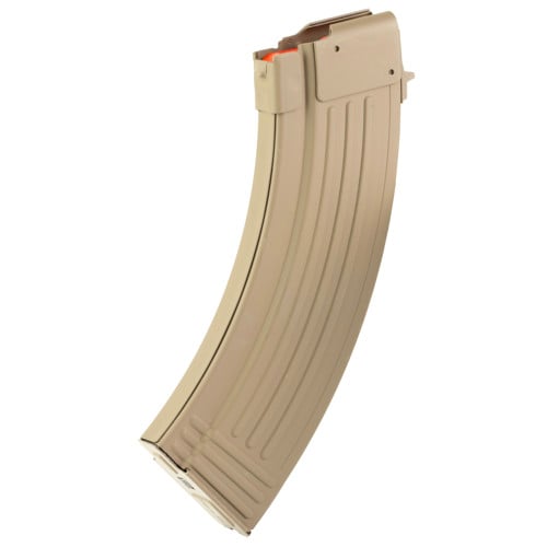 GLOBAL ORDNANCE AK47 7.62x39 30rd Steel FDE Magazine for sale at KYGUNCO.